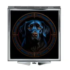 Складное зеркало квадратное Собака ZER2-0627