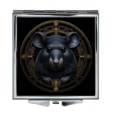 Складное зеркало квадратное Грызун ZER2-0629