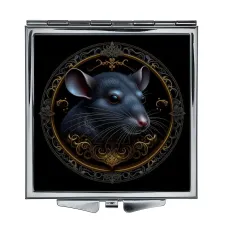 Складное зеркало квадратное Крыса ZER2-0630