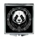 Складное зеркало квадратное Черно-белая панда ZER2-0633