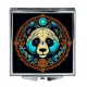 Складное зеркало квадратное Цветная панда ZER2-0634