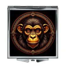 Складное зеркало квадратное Шимпанзе ZER2-0643