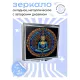 Складное зеркало квадратное Сидящий Будда ZER2-0653
