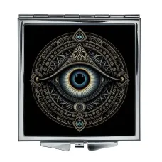 Складное зеркало квадратное Глаз ZER2-0656