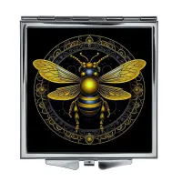 Складное зеркало квадратное Золотой жук ZER2-0668