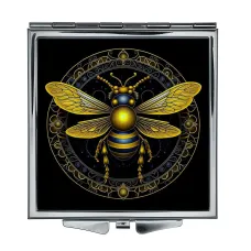 Складное зеркало квадратное Золотой жук ZER2-0668