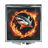 Складное зеркало квадратное Огненная окула ZER2-0692