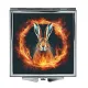 Складное зеркало квадратное Огненный заяц ZER2-0699