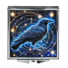 Складное зеркало квадратное Звездный ворон ZER2-0725