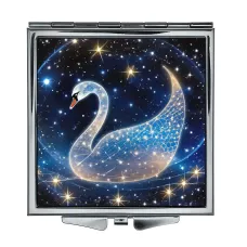 Складное зеркало квадратное Звездный лебедь ZER2-0729