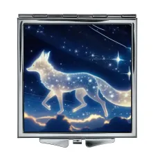 Складное зеркало квадратное Звездная лиса ZER2-0731