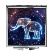 Складное зеркало квадратное Звездный слон ZER2-0735