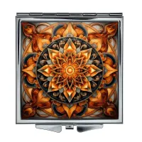 Складное зеркало квадратное Сакральная геометрия ZER2-0752