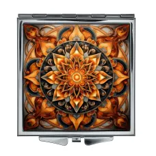 Складное зеркало квадратное Сакральная геометрия ZER2-0752