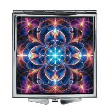 Складное зеркало квадратное Рисунок духовных ритуалов ZER2-0755