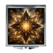 Складное зеркало квадратное Макрокосмос ZER2-0759