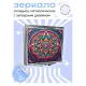 Складное зеркало квадратное Сакральная абстракция ZER2-0761