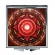 Складное зеркало квадратное Красная мандала ZER2-0787