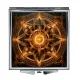 Складное зеркало квадратное Золотой цветок жизни ZER2-0792