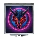 Складное зеркало квадратное Дракон неон ZER2-0827