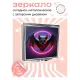 Складное зеркало квадратное Летучая мышь неон ZER2-0834