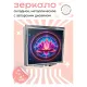 Складное зеркало квадратное Лотос неон ZER2-0836
