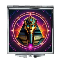 Складное зеркало квадратное Сфинкс неон ZER2-0847