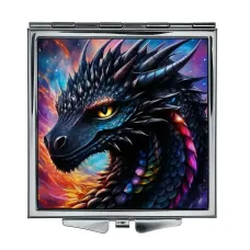 Складное зеркало квадратное Космический дракон ZER2-0854