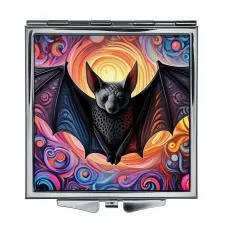 Складное зеркало квадратное Летучая мышь ZER2-0861