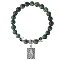 Браслет Таро - Звезда, Цоизит 8мм BSPE1-24-3021