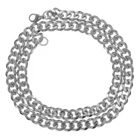 Цепочка 50см, цвет серебряный CN011