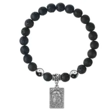 Браслет Таро - Мир, Лава 8мм BSPE1-25-3019