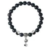 Браслет Кошка (гармония, покой, уют), Синий авантюрин 8мм BSPE1-26-3010