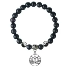 Браслет Лотос (гармония и развитие), Синий авантюрин 8мм