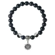 Браслет Глаз (от сглаза и порчи), Синий авантюрин 8мм BSPE1-26-3018