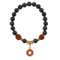 Браслет Богатство с натуральным Змеевиком 8мм BSRE01