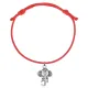 Красный браслет Слон KB1-26