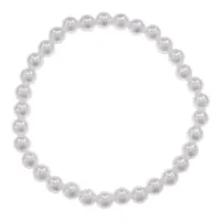 Браслет из искусственного жемчуга, 6мм BS768-02