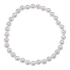 Браслет из искусственного жемчуга, 6мм BS768-02