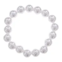 Браслет из искусственного жемчуга, 12мм BS768-05