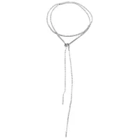 Колье со стразами, 140см BUS073