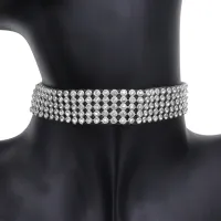 Чокер со стразами, 1,5 см CR007-03