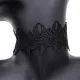 Кружевной чокер, цвет черный, 4см CR009-04
