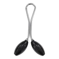 Зажим для платка, 3х2см, цвет черный ZP008-01