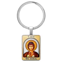 Именная иконка-брелок Глеб BK-ALKP-041