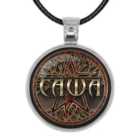 Именной кулон-талисман Александр ALKN-001