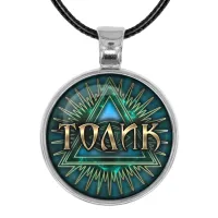 Именной кулон-талисман Анатолий ALKN-003