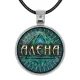 Именной кулон-талисман Алена ALKN-052
