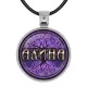 Именной кулон-талисман Алина ALKN-054