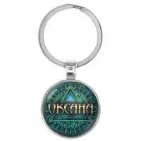 Именной брелок-талисман Оксана BK-ALKN-091